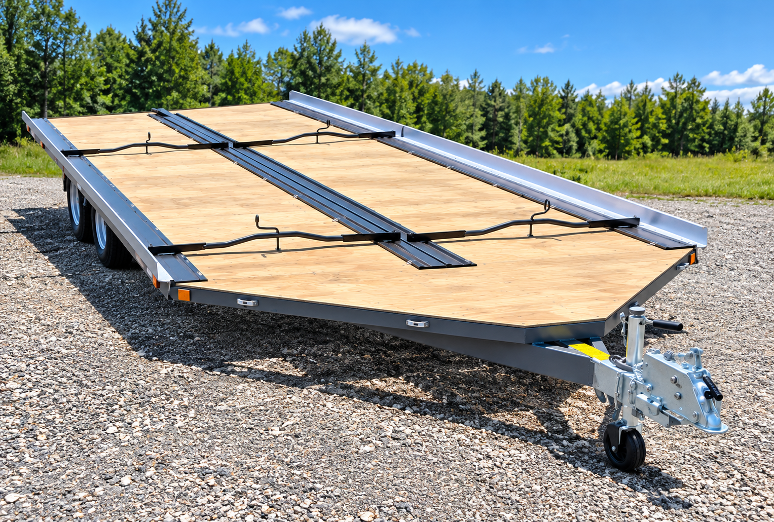 4-snowmobile deck (20 ft)